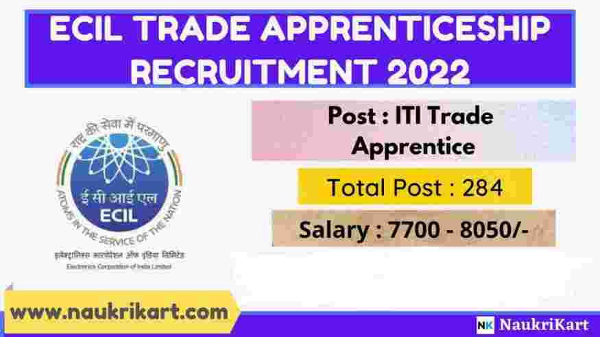 ECIL ITI Trade Apprenticeship Recruitment 2022