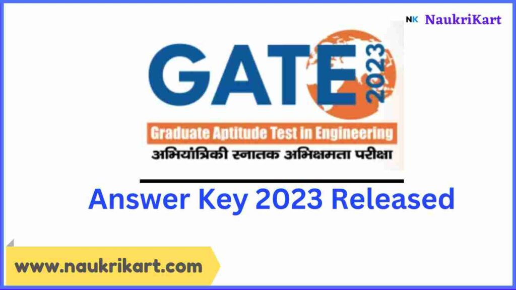 GATE Answer Key 2023