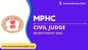 MPHC Civil Judge Recruitment 2022