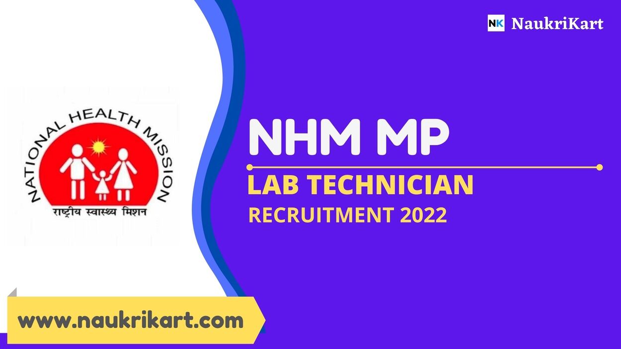 NHM MP Lab Technician Recruitment 2022 2