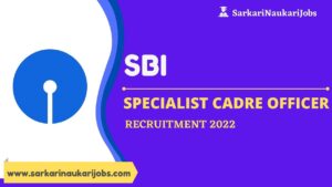 SBI SCO Recruitment 2022