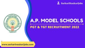 A.P. Model Schools PGT TGT Recruitment 2022