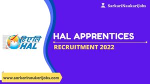 HAL Apprentices Recruitment 2022