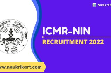 ICMR NIN Recruitment 2022