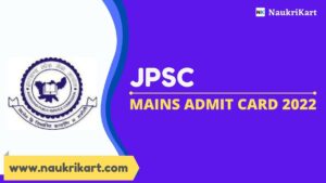 JPSC Admit Card 2022