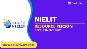 NIELIT Resource Person Recruitment 2022