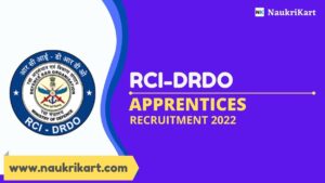 RCI DRDO Apprentices Recruitment 2022