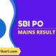 SBI PO Mains Result 2022