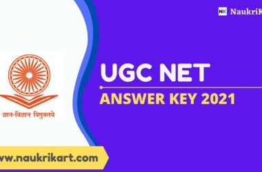 UGC NET Answer Key 2021