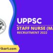 UPPSC Staff Nurse (Male) Recruitment 2022