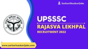 UPSSSC Lekhpal Recruitment 2022