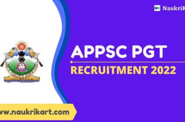 APPSC PGT Recruitment 2022