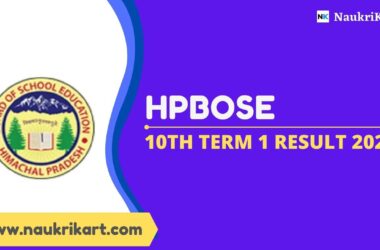 HPBOSE 10th Term 1 Result 2022