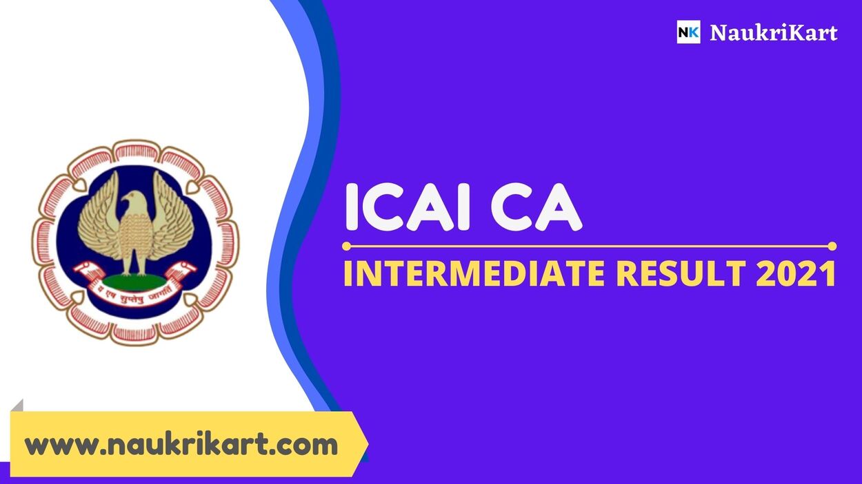 ICAI CA Intermediate result 2021 