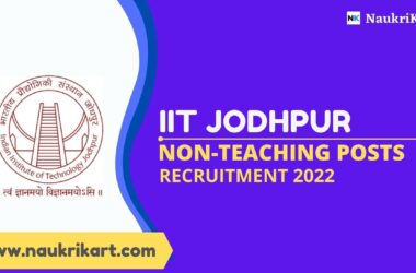 IIT Jodhpur Non-Teaching Posts Recruitment 2022