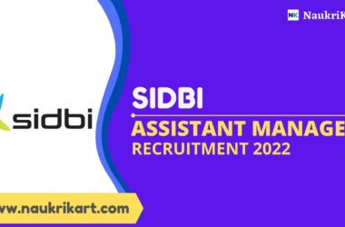 SIDBI Assistant Manager Recruitment 2022