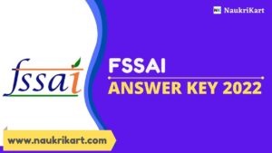 FSSAI Answer Key 2022