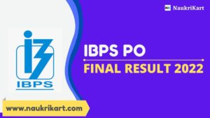 IBPS PO Final Result 2022