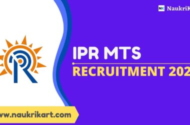 IPR MTS Recruitment 2022