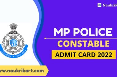 MP Police Constable Admit Card 2022