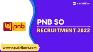 PNB SO Recruitment 2022