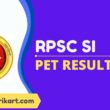 RPSC SI PET Result 2021