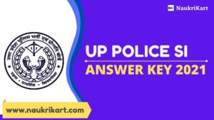 UP Police SI Answer Key 2021