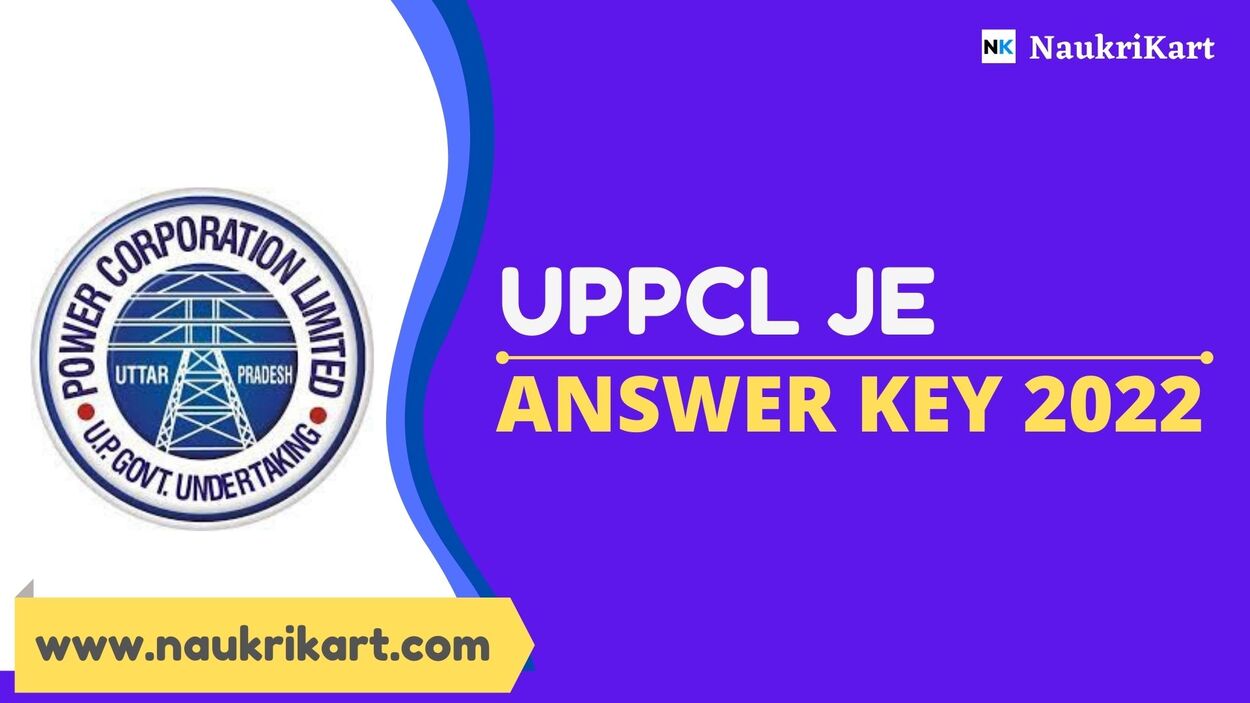 UPPCL JE Answer Key 2022