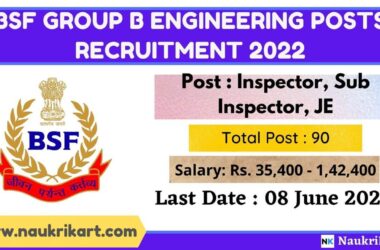 BSF Group B Engineering Posts Recruitment 2022