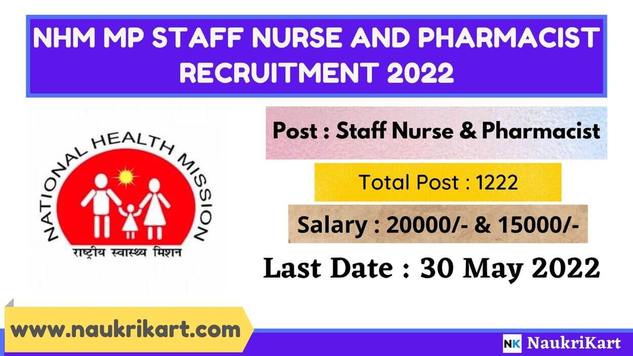 NHM MP Staff Nurse and Pharmacist Recruitment 2022