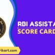 RBI Assistant Score Card 2022