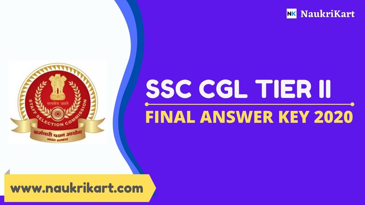 SSC CGL Tier II Final Answer Key 2020