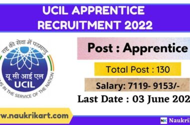 UCIL Apprentice Recruitment 2022