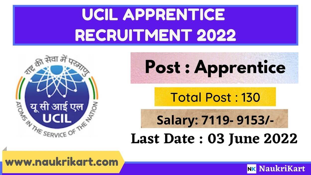 UCIL Apprentice Recruitment 2022