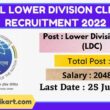 ECIL Lower Division Clerk Recruitment 2022