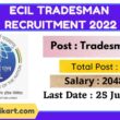 ECIL Tradesman Recruitment 2022
