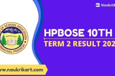 HPBOSE 10th Term 2 Result 2022