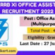 IBPS RRB XI Office Assistant Recruitment 2022