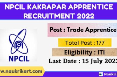 NPCIL Kakrapar Apprentice Recruitment 2022