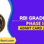 RBI Grade B Phase II Admit Card 2022