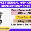 West Bengal NHM CHO Recruitment 2022