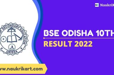 BSE Odisha 10th Result 2022