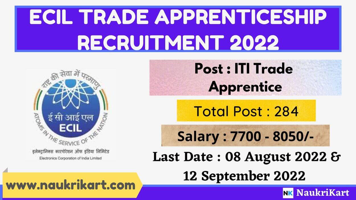 ECIL Trade Apprenticeship Recruitment 2022