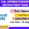 HAL Apprenticeship Recruitment 2022