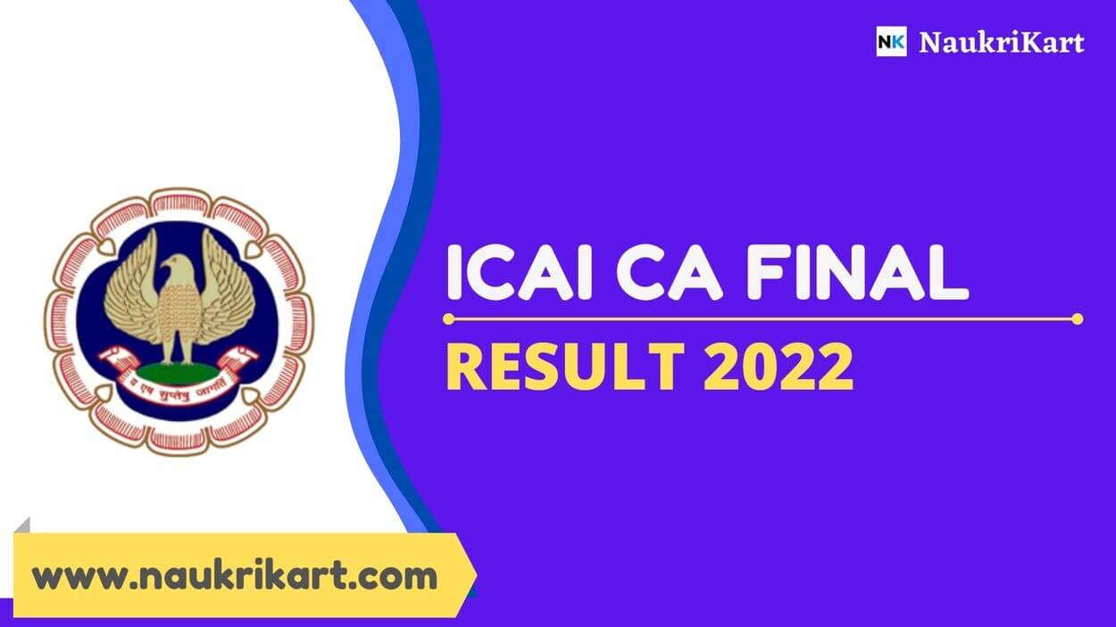 ICAI CA Final Result 2022