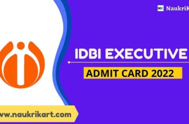 IDBI Executive Admit Card 2022