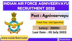 Indian Air Force Agniveervayu Recruitment 2022