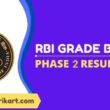 RBI Grade B Phase 2 Result 2022