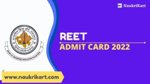 REET Admit Card 2022