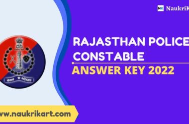 Rajasthan Police Constable Answer Key 2022